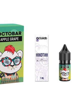 Набор для самозамеса солевой Octobar NFT Apple Grape 10 мл 0-5...