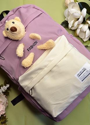 Рюкзак школьный для девочки и мальчика Hoz Bear Fashion 29 х 4...