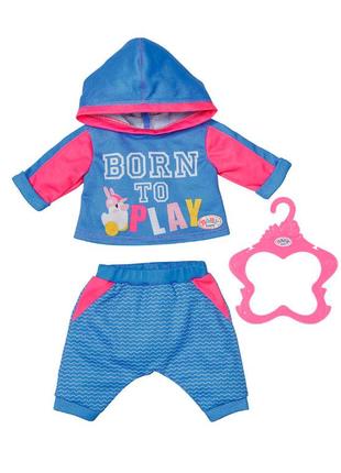 Одежда для куклы Спортивный костюм blue BABY born DD657357