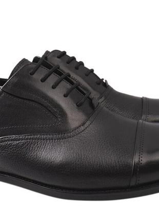 Туфлі чоловічі з натуральної шкіри чорний Lido Marinozi 214-21...