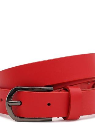Женский кожаный ремень Borsa Leather 100v1genw42-red красный