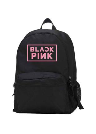 Рюкзак Блек Пинк BLACK PINK розовое лого (23829) Gravit