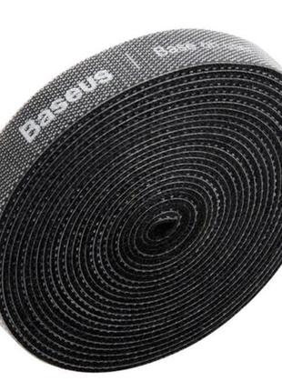 Органайзер проводів Baseus Colourful Circle Velcro strap 3m Black