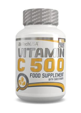 Витамин C BioTech Vitamin C 500 Chewing Tabs (120 tabs)