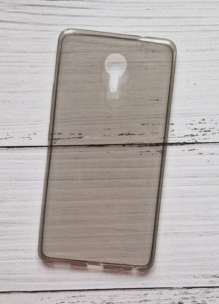 Чехол Meizu M3 Max для телефона силиконовый Серый