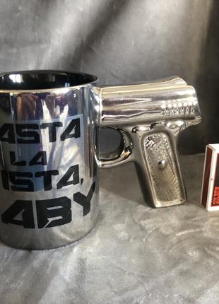 Чашка "Hasta La Vista, Baby" керамическая, 350ml, бренд ООТВ