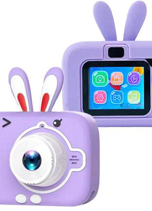 Детский цифровой фотоаппарат X900 Rabbit purple
