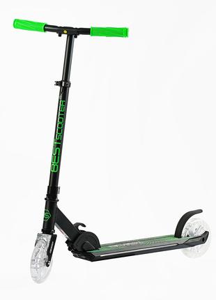 Самокат двухколесный Best Scooter колеса PU, d переднего колес...