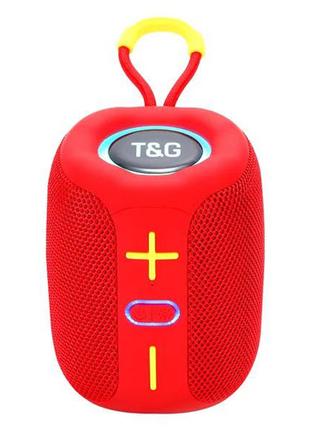 Bluetooth-колонка TG658 з rgb підсвічуванням, speakerphone, ра...