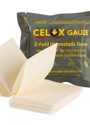 Celox Z-Fold Hemostatic Gauze 7,6см*3м Гемостатический бинт