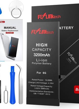 Аккумулятор Flylinktech для iPhone 6s 3200 мАг, 3,82 В