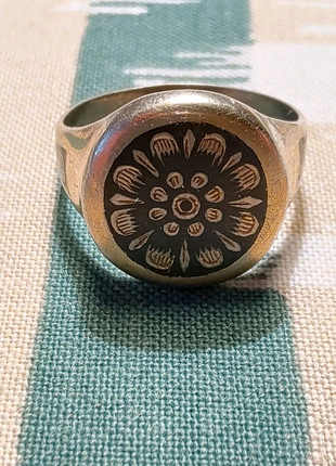 Женское серебряное кольцо Кубачи 875 пробы,винтаж, СССР