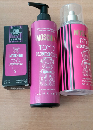 Подарунковий набір жіночий  moschino toy 2 bubble gum