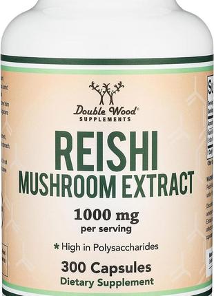 Экстракт гриба рейши Double Wood Supplements Reishi Mushroom E...