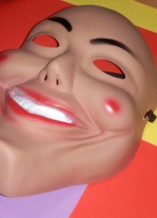 ЖЕНСКАЯ Карнавальная Пластиковая маска на хэллоуин праздник