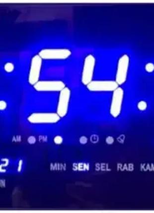 Електронний світлодіодний настільний годинник із будильником, ...