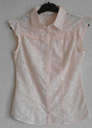 Блузка з бавовни oodji р. 34 (сорочка,кофта)