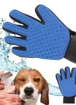 Перчатка для вычесывания шерсти домашних животных TRUE TOUCH 4...