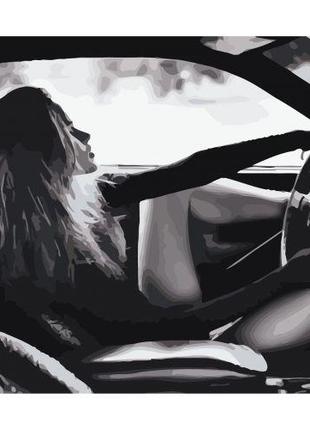 [0175] Картина по номерах 0175 ОРТ Гламурная девушка в машине ...