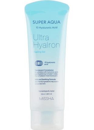 Пилинг для лица Missha Super Aqua Ultra Hyalron Peeling Gel С ...