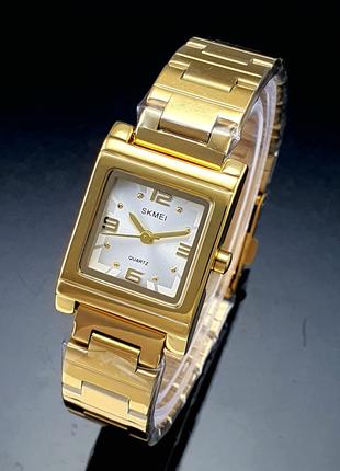 Женские классические наручные часы с металлическим браслетом S...