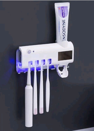 Диспенсер для зубної пасти та щіток автоматичний Toothbrush Steri