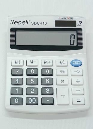 Электронный Калькулятор Rebell 10-разрядный SDC410