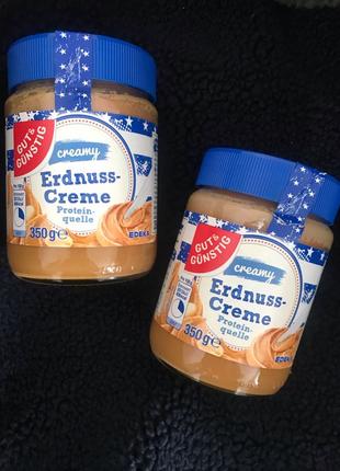 Арахісова паста Erdnuss Crème / арахісова паста з протеїнами