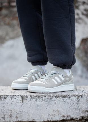 Жіночі кросівки Adidas Forum 84 Low gray white