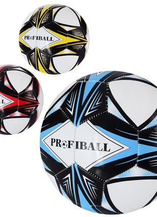 М'яч футбольний EV-3366 (30шт) розмір 5, ПВХ 1,8мм, 300г, 3 ко...