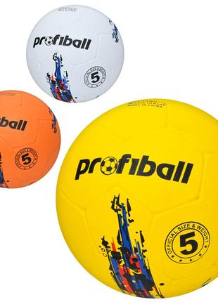 М'яч футбольний VA 0047 (30шт) розмір 5, гума, 410-450г, 3 кол...