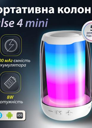 Колонка беспроводная портативная Pulse 4 мини с USB и Bluetoot...