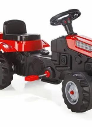 Трактор педальный с прицепом Pilsan 07-316 (1) цвет красный