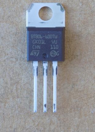 Симмистор BTB06-600TW оригинал ( замена для BTB04-600T ), TO220