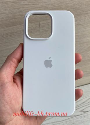 Чехол Silicone case iPhone 15 Pro Max White ( Силиконовый чехо...