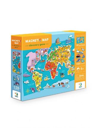 Развивающая магнитная игра "Карта планеты" DoDo 200201