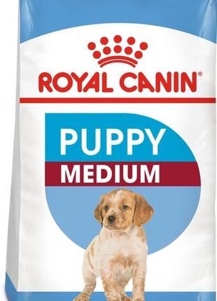 Сухой корм для щенков средних пород Royal Canin Medium Puppy д...