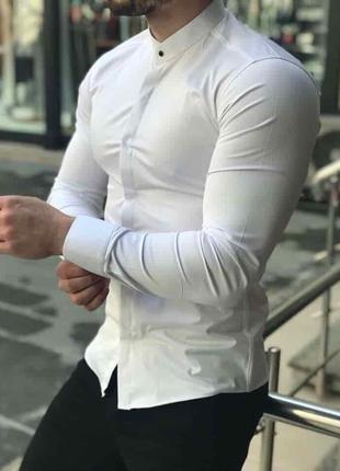 Мужская рубашка белая Турция