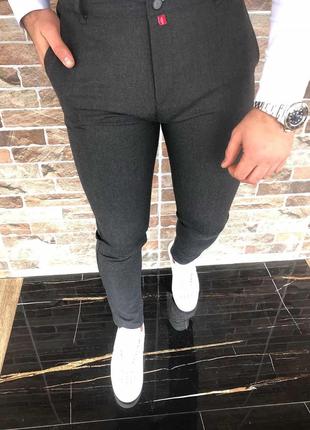 Мужские брюки темно серые Турция