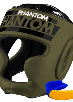 Боксерський шолом Phantom APEX Full Face Army Green (капа в по...