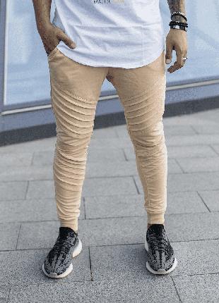 Мужские бежевые спортивные штаны, Турция