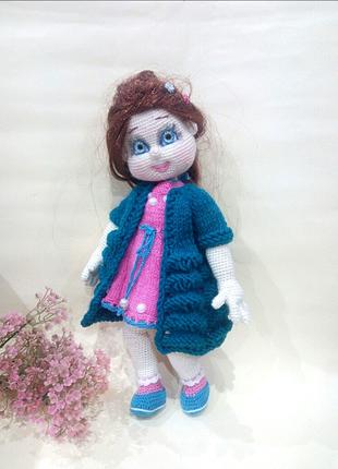 Інтер'єрна лялька, лялечка на каркасі зі знімним одягом