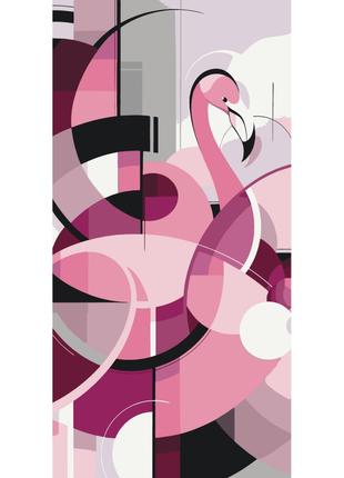 Картина по номерам "Розовый фламинго" 13063-AC 40х80 см