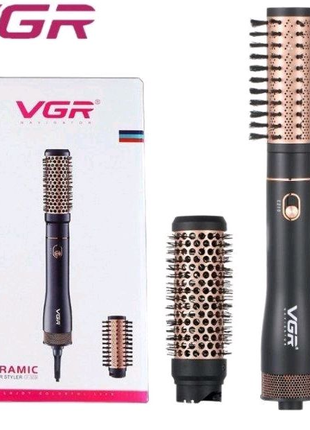 Фен гребінець VGR V-559 для завивки та сушіння волосся керамічне