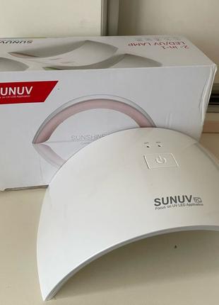 Оригинальная SUNUV LED/UV маникюрная лампа для маникюра 24W белая