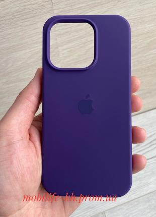 Чехол Silicone case iPhone 15 Pro Ametist ( Силиконовый чехол ...