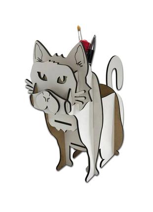 Органайзер в формі кота для олівців, ручок, пензликів Код/Арти...