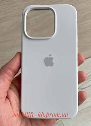 Чехол Silicone case iPhone 15 Pro White ( Силиконовый чехол iP...