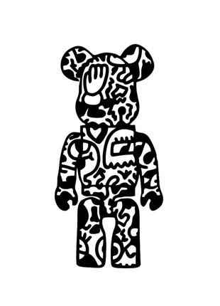 Панно bearbrick панно медведь панно беарбрик Код/Артикул 29 а412