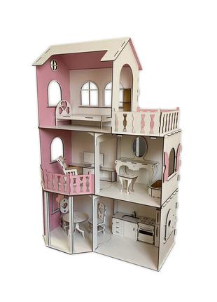 Кукольный дом для барби 104 см, домик для кукол barbie Код/Арт...